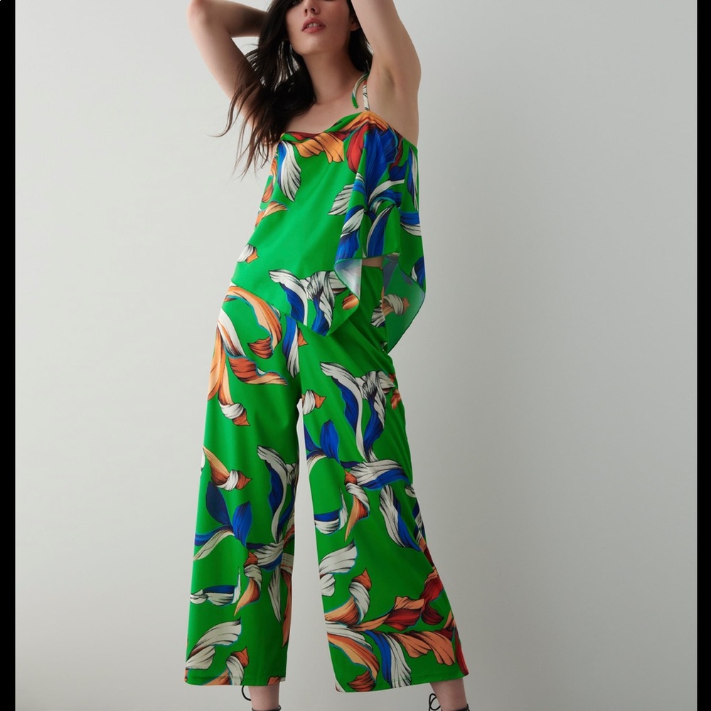 2-pc Zara Printed Top and Pants set